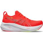 Chaussures de running Asics Nimbus rouges en caoutchouc légères Pointure 39 pour femme en promo 