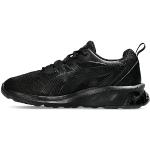 Chaussures de running Asics Gel-Quantum 90 noires en fibre synthétique à lacets Pointure 36 look fashion pour garçon en promo 