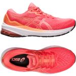 Chaussures de running Asics GT 1000 11 rouges en fil filet respirantes Pointure 37,5 pour femme en promo 