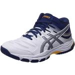 Asics Homme Gel-Beyond 6 MT Volleyball Shoe, White/Pure Silver, 45 EU
