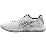 Asics Homme Gel-Tactic Volleyball Shoe, White/Pure Silver, 44 EU