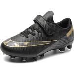 Chaussures de football & crampons noires en cuir synthétique légères Pointure 31 look fashion pour garçon 