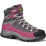 Chaussures de randonnée Asolo roses en daim en gore tex à lacets Pointure 36,5 pour femme 