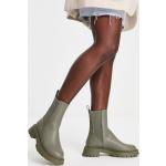 Boots Chelsea Asos Design vertes à talons chunky à bouts ronds Pointure 43 pour femme 
