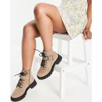 Chaussures de randonnée Asos Design grises à bouts ronds à fermetures éclair Pointure 43 pour femme 