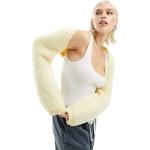 Gilets ouverts Asos Design jaunes à manches longues Taille L classiques pour femme en promo 