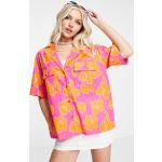 Chemises Asos Design multicolores à fleurs en lin pour femme en promo 