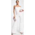 Combinaisons bustier Asos Design blanches en néoprène asymétriques pour femme en promo 