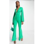 Combi pantalons Asos Design vertes Taille L pour femme en promo 
