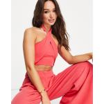 Tops dos-nu Asos Design rouges en viscose Taille XL pour femme en promo 