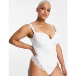 Body Asos Design blancs Taille XXL plus size look sexy pour femme en promo 