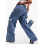 Jeans droits Asos Design bleus plus size pour femme 