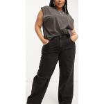 Jeans droits Asos Design noirs plus size pour femme 