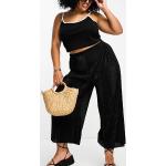 Jupes culottes Asos Design noires Taille XXL plus size look casual pour femme en promo 