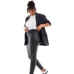 Leggings en cuir Asos Design noirs en cuir Taille XXL plus size pour femme 