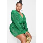 Robes Asos Design vertes à motif tortues à manches longues à manches longues Taille 3 XL plus size classiques pour femme en promo 
