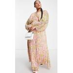 Robes plissées Asos Design multicolores à fleurs à motif fleurs Taille XXL plus size classiques pour femme en promo 