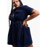 Robes cache-coeur Asos Design bleues Taille 3 XL plus size classiques pour femme 