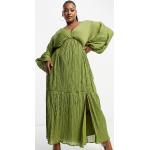 Robes trapèze Asos Design vert d'eau Taille 3 XL plus size look casual pour femme en promo 
