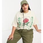 T-shirts à imprimés Asos Design Guns N' Roses Taille XL plus size pour femme en promo 