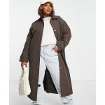 Trenchs longs Asos Design marron Taille 3 XL plus size pour femme en promo 