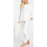 Pyjamas en velours Asos Design blancs en velours Taille M pour femme en promo 