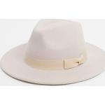 Chapeaux Fedora Asos Design marron en feutre pour femme en solde 