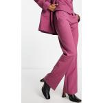 Pantalons de costume Asos Design violets Taille L pour femme 