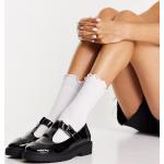 Chaussures d'été Asos Design noires en cuir verni Pointure 40 pour femme en promo 