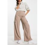 Pantalons taille haute Asos Design marron en viscose Tailles uniques pour femme en promo 