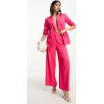 Pantalons large Asos Design roses en viscose Taille L look fashion pour femme en promo 