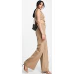 Pantalons large Asos Design marron en viscose à motif Rome Taille XS pour femme en promo 