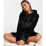 Peignoirs en polaire Asos Design noirs en polaire Taille S look casual pour femme en promo 
