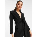 Blazers Asos Design noirs en jersey avec ceinture Taille XXS look chic pour femme en promo 