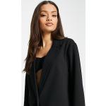 Robes fluides Asos Design noires en jersey petite look casual pour femme en promo 