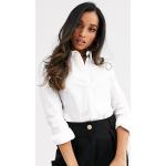 Chemises cintrées Asos Design blanches à manches longues Taille XL petite pour femme 