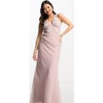 Robes longues fleuries Asos Design roses à fleurs longues sans manches Taille XXS petite classiques pour femme 