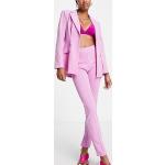 Pantalons taille haute Asos Design roses en jersey Taille XXS petite pour femme en promo 