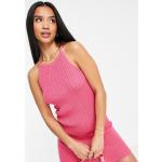 Robes en maille Asos Design roses Taille L petite classiques pour femme en promo 