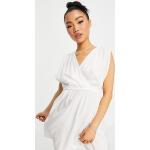 Robes de plage Asos Design blanches en viscose petite classiques pour femme en promo 