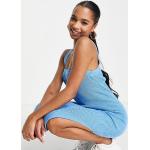 Robes en maille Asos Design bleues mi-longues Taille XL petite pour femme en promo 