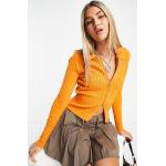 Pulls Asos Design orange à manches longues Taille XXS classiques pour femme en promo 