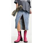 Bottines Asos Design roses en cuir en cuir à bouts carrés Pointure 38 pour femme en promo 