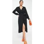 Robes Asos Design noires à manches longues mi-longues à manches longues Taille XS look utility pour femme en promo 