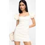 Robes courtes Asos Design blanches Taille XS look casual pour femme 