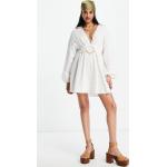 Robes d'été Asos Design blanches en viscose courtes Taille XXS classiques pour femme en promo 