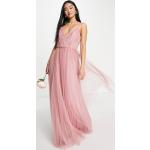 Robes plissées Asos Design roses longues Taille XL classiques pour femme 