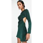 Robes Asos Design vertes à manches longues à manches longues Taille L classiques pour femme en promo 