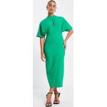Robes Asos Design vert d'eau à manches courtes mi-longues à manches courtes look utility pour femme en promo 