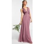 Robes décolletées Asos Design violettes longues sans manches Taille XL classiques pour femme 